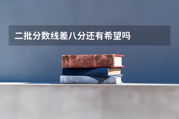二批分数线差八分还有希望吗