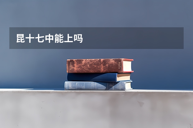 昆十七中能上吗